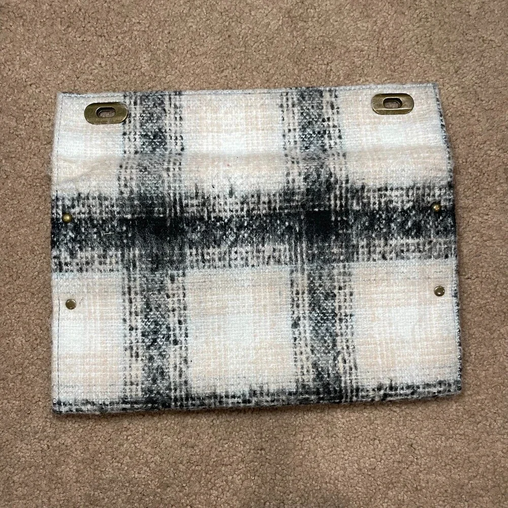 Anthropologie Schuler & Sons Philadelphia‎ Plaid Clutch Bag Purse